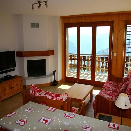 Cozy With Rhone Valley View Veysonnaz