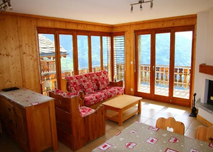 Cozy With Rhone Valley View * Veysonnaz